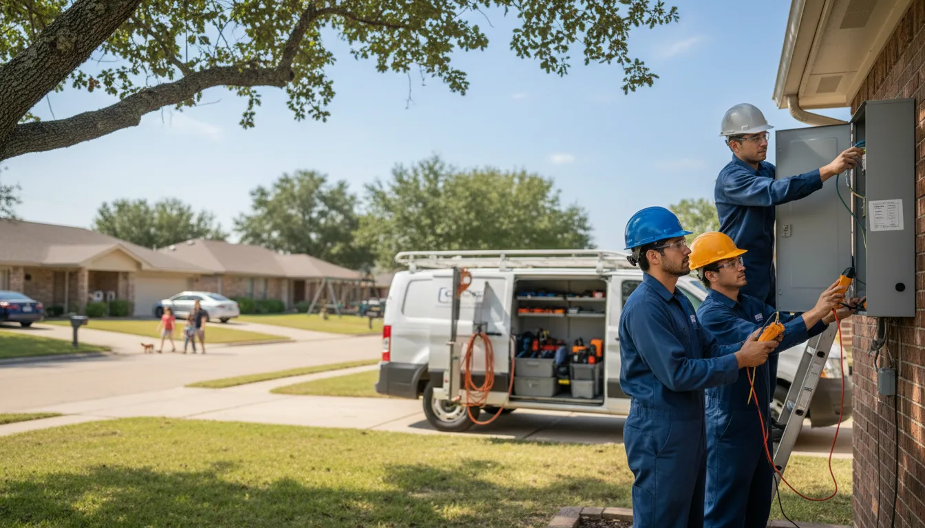 Certified electrician providing emergency electrical services in Bishop Hill, IL